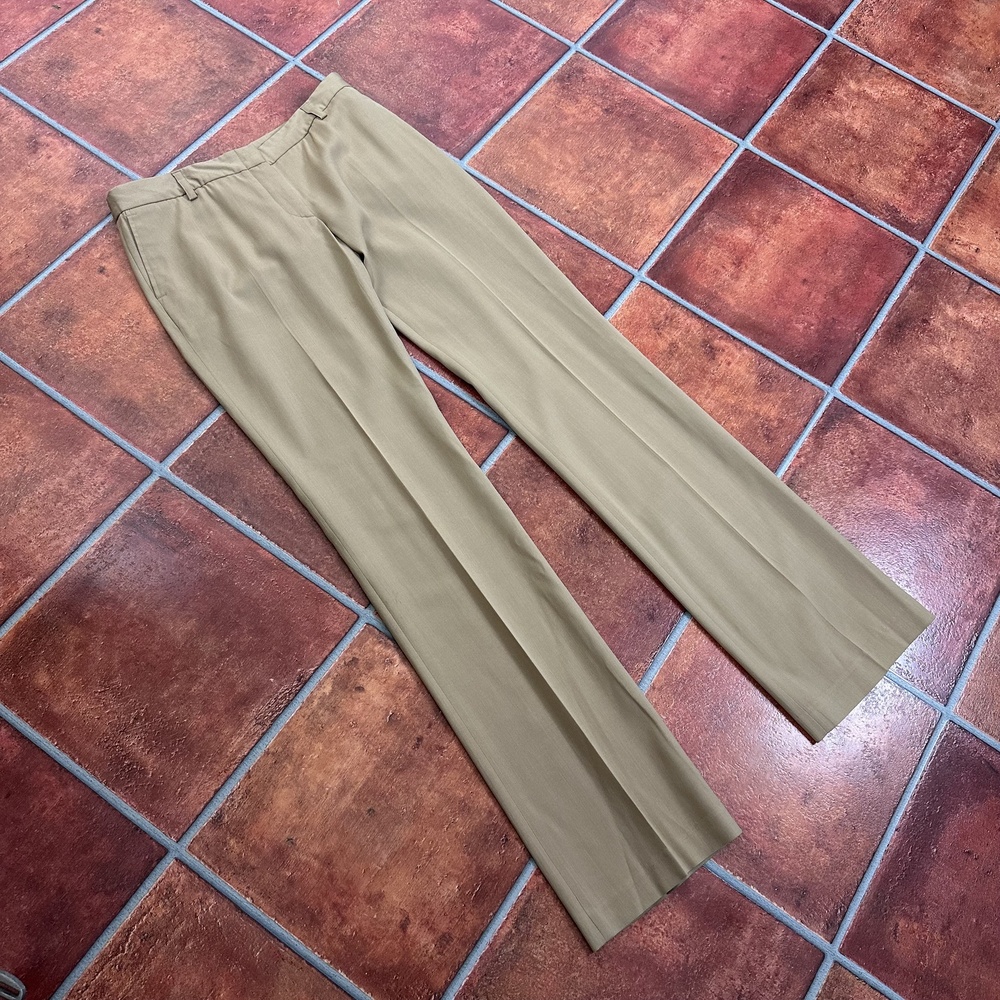 Paul & Joe Khaki Soft Wool Stretch Dress Pants - Picture 4 of 7